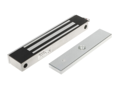 Outdoor electromagnetic lock | stainless steel | 280 kg, 12 V DC, waterproof