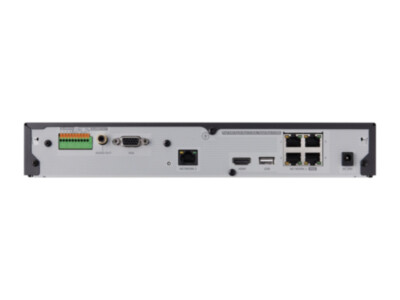Hanwha XRN-420S network video recorder (NVR), 4 channels, 1x HDD, 4x PoE