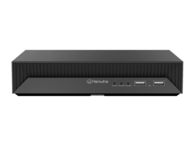 Hanwha XRN-426S-1T network video recorder (NVR), 4 channels, 1TB SSD, 4x PoE