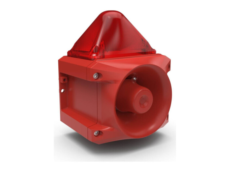 Pfannenberg PRO L 10 Ex sireen-vilkur | punane | ATEX tsoon 2/22 | 116 dB, LED | 10–60 V DC