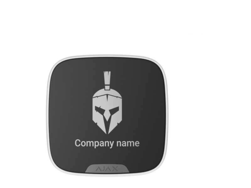 Ajax Brandplate logopaneel StreetSiren DoubleDeck sireenile | must | 10 tk