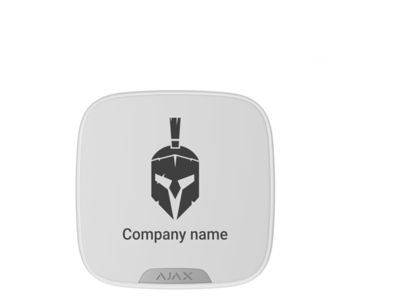 Ajax Brandplate for StreetSiren DoubleDeck valge EU (10pcs)