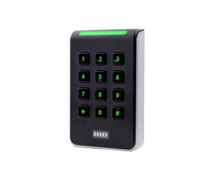 HID Signo 40T Smart Profile mehaanilise koodpaneeliga kaardilugeja ilma BLE pistikuga