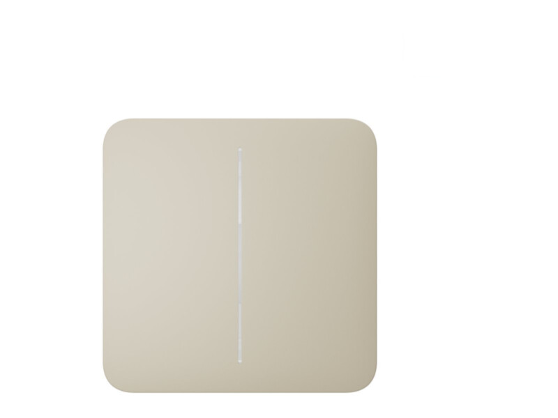 Ajax CenterButton (2gang) [55] ivory