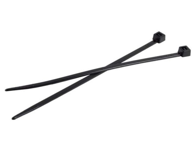 Elematic kaabliside | must | 2,5 × 135mm, 100 tk