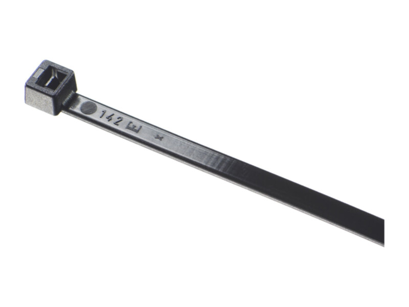 Elematic kaabliside | must | 4,5 × 200 mm, UV-kindel, 100 tk