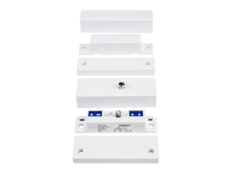 Alarmtech MC 440 magnetkontakt | valge | pinnapealne | NC | IP43 | G2