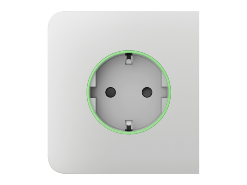 Ajax SideCover (smart) pistikupesa esipaneel | valge | F-tüüp (Schuko)