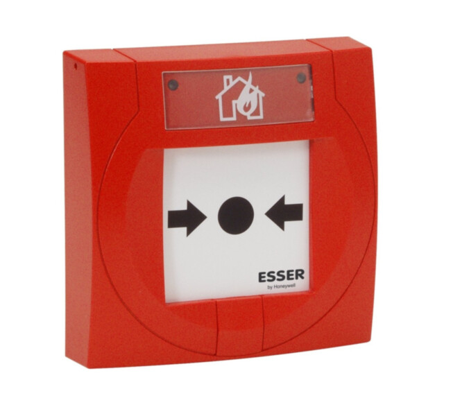 Esser IQ8 häirenupp, plastik, tagastuv, kompakt, adresseeritav, isolaatoriga