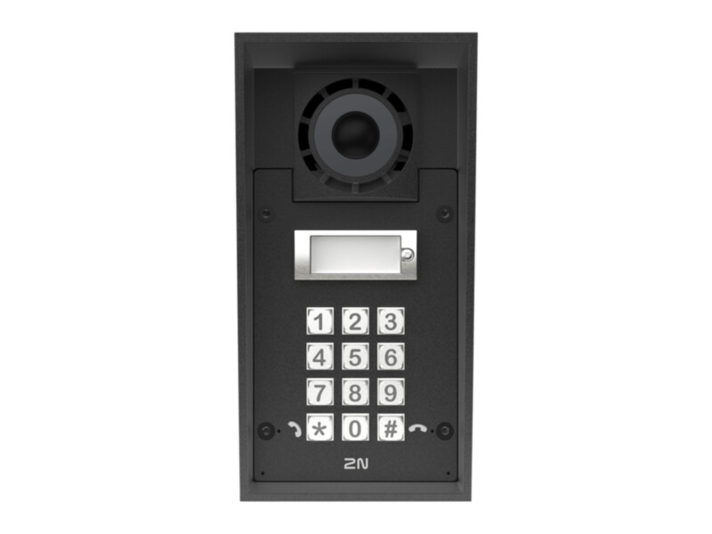 2N IP Force 2.0 IP-fonopaneel | 1 nupp | sõrmistik | ilma kaamerata | 10W kõlar