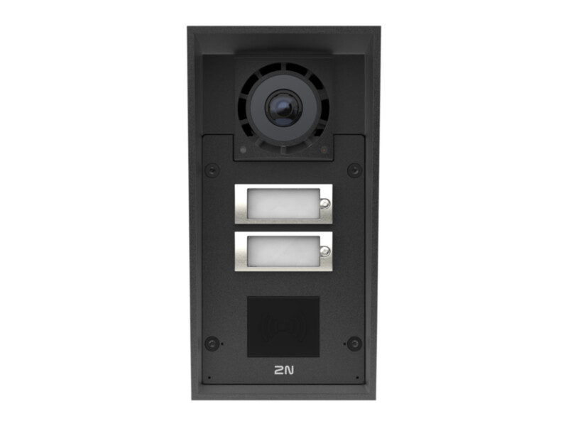 2N IP Force 2.0 IP-fonopaneel | 2 nuppu | 5MP kaamera | kaardilugeja valmidus | 10W kõlar
