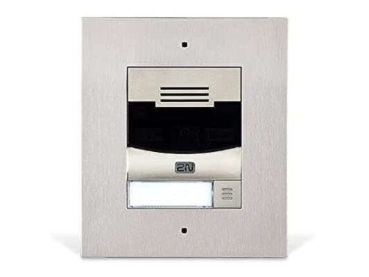 2N IP Solo IP-fonopaneel | 1 nupp | HD kaamera | süvispaigaldus | nikkel