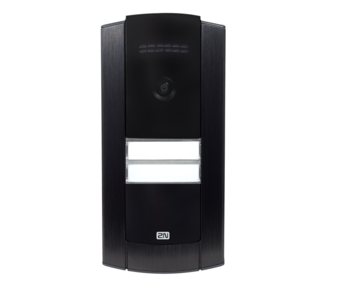 2N IP Base IP-fonopaneel | HD kaamera | 1–2 nuppu | must raam
