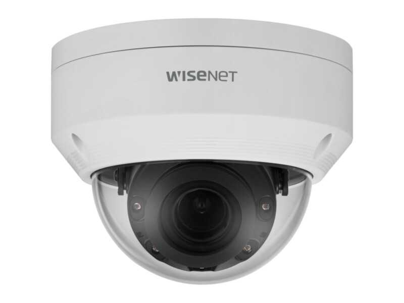 Hanwha ANV-L7082R kuppelkaamera 4MP | 3,3–10,3mm motor. varifokaal | vandaalikindel | IR 30m | IP66