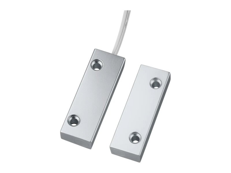 Sentek magnetkontakt | hõbedane | pinnapealne metallkorpusega | 50 × 17mm