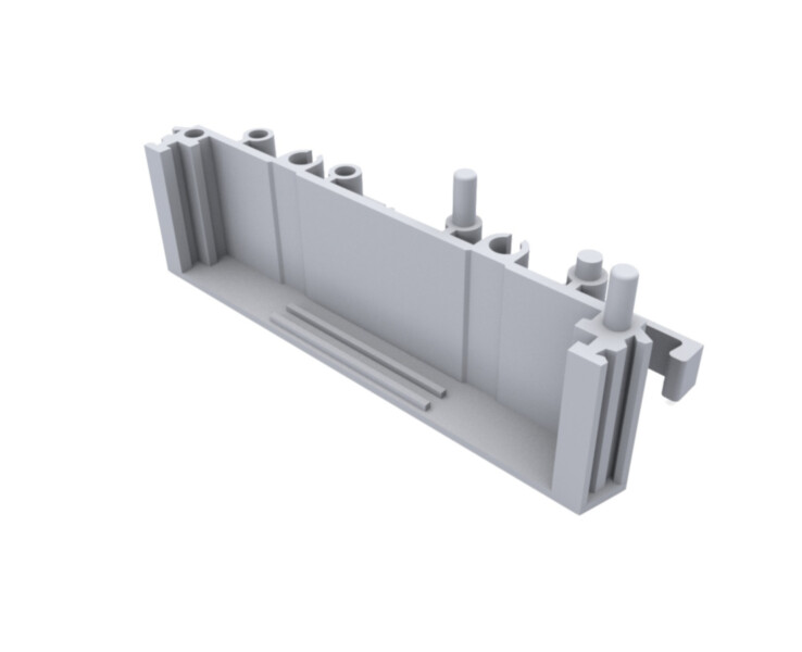 Esser DIN-liistu aluse otsaelement | 22,25mm
