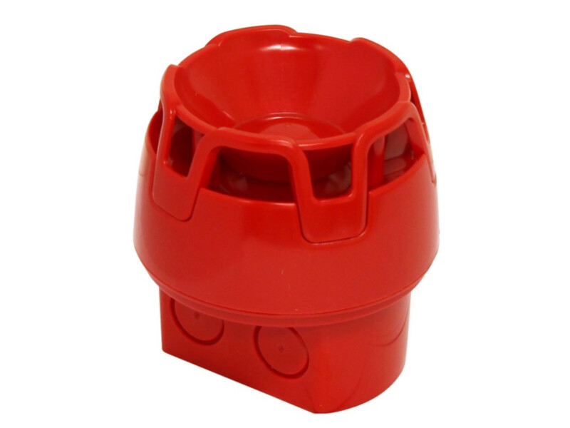 KAC sireen, IP65, Punane, EN54-3