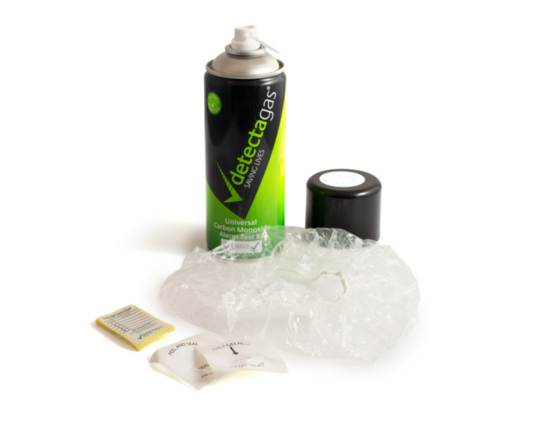 DetectaGas vingugaasiandurite (CO) testkomplekt | 400 ml | 11 testi, kalibreeritud testgaas
