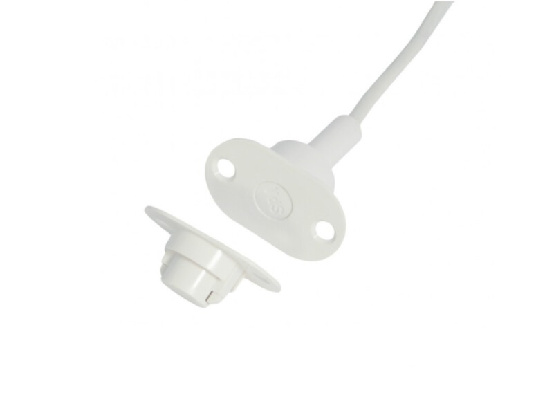 Alarmtech MC 370-S12-10 G3 süvistatav magnetkontakt metalluksele 10m kaablit