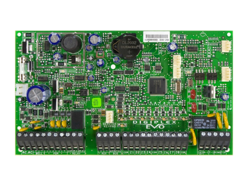 Paradox Digiplex EVO valvekeskus | 8–192 tsooni | 8 ala, 999 kasutajat | G3