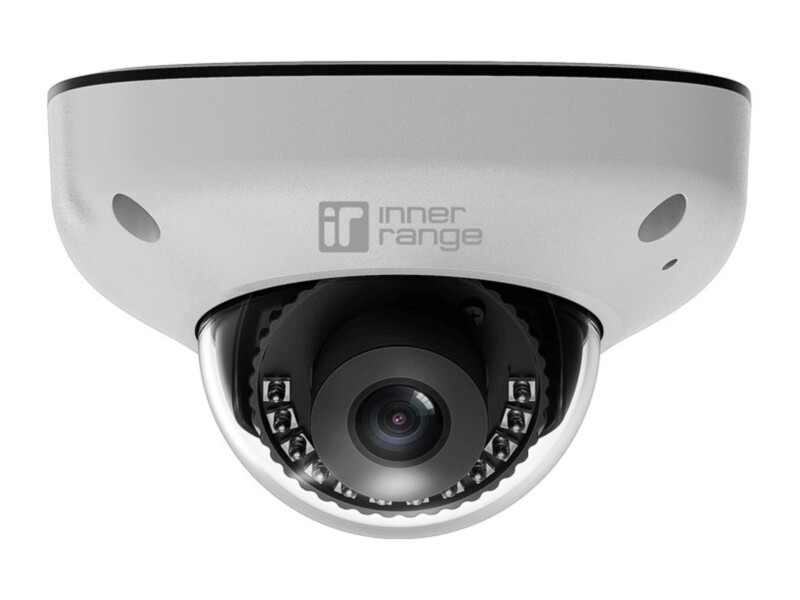 IR Video IR-V-C8D-110 minikuppelkaamera 8MP | 2,8mm | IR 15m | vandaalikindel | IP67 | valge