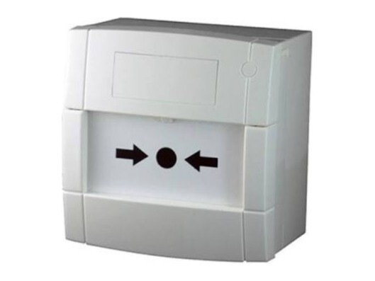 KAC MCP4A häirenupp | valge | 2xNO/NC | pinnapealne | taastuv element