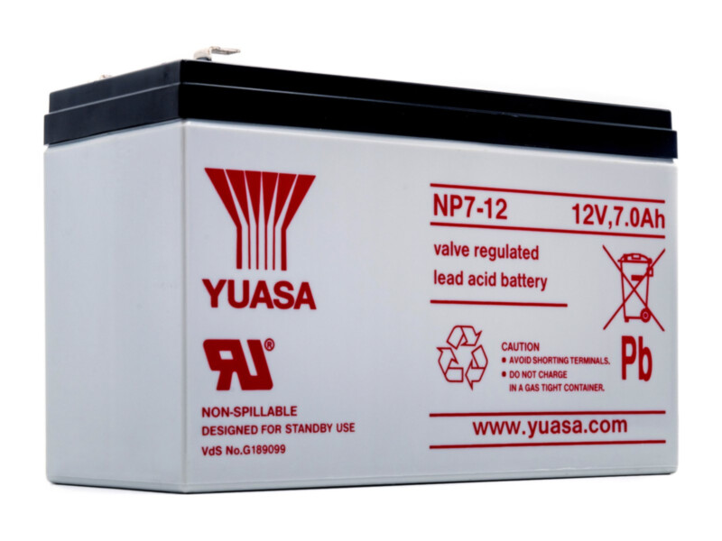 Yuasa NP-seeria aku | 7 Ah | 12 V | 151×65×98 mm