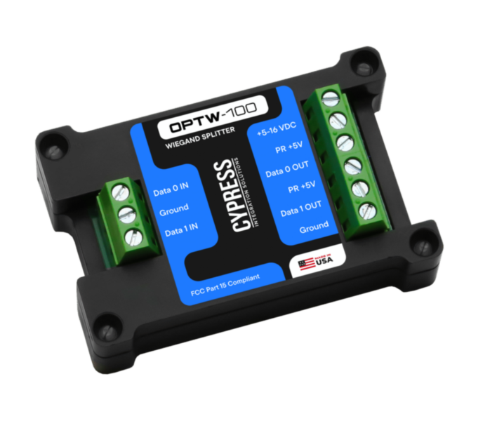 Cypress Optical Isolator / Passive Wiegand Signal Splitter