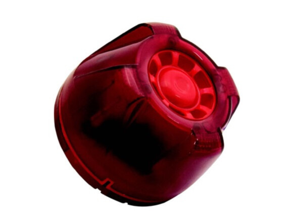 CodeSec konventsionaalne sireen-vilkur | punane | 4 LED-i, 16–30 V DC | EN 54-3