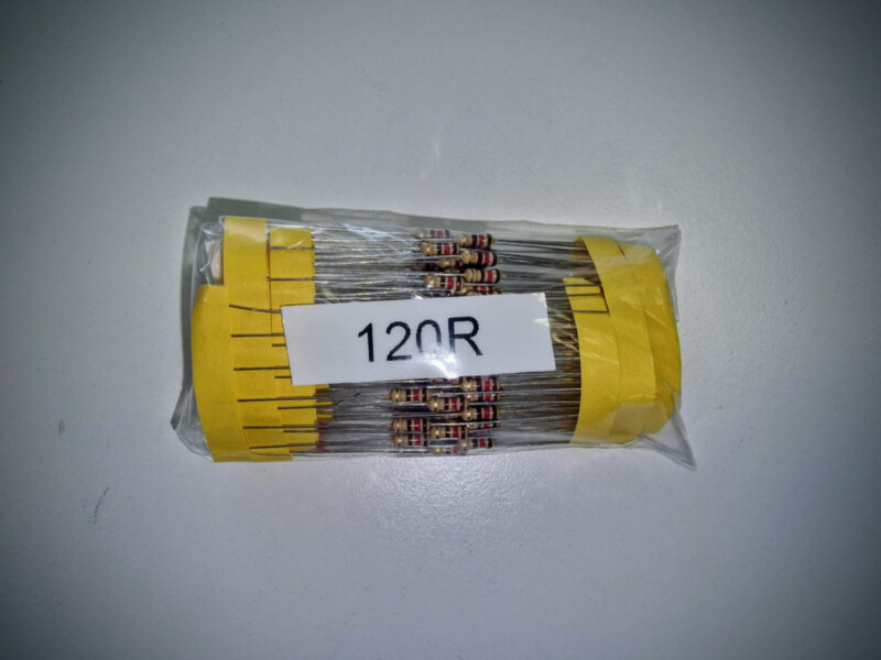 Takisti | 120Ω | 1/4W, 100 tk