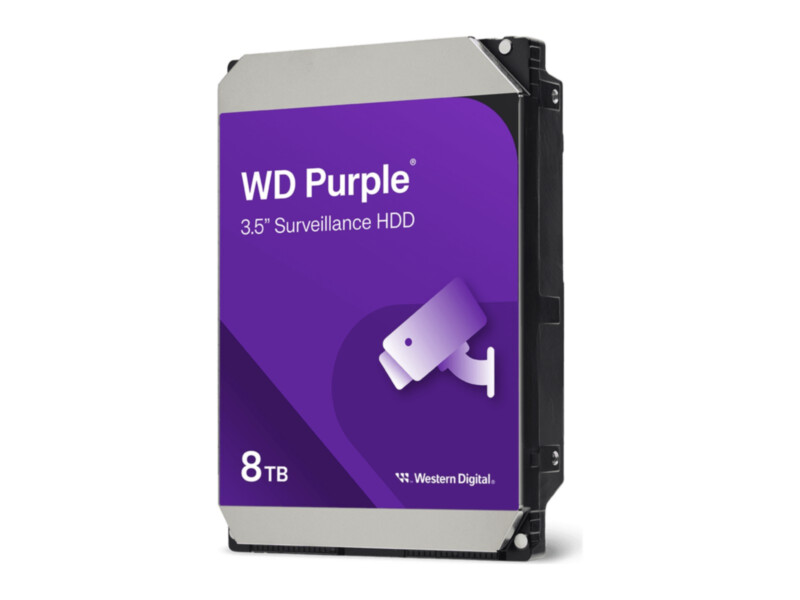 WD Purple kõvaketas videovalvele | 8 TB | 3,5