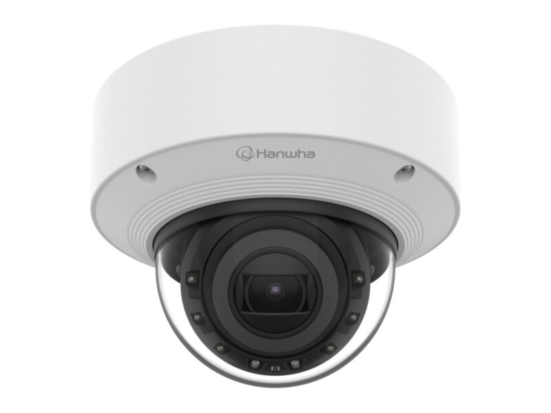 Hanwha XNV-A6084R kuppelkaamera 2MP | 2,8–12mm motor. varifokaal | vandaalikindel | IR 50m | IP67