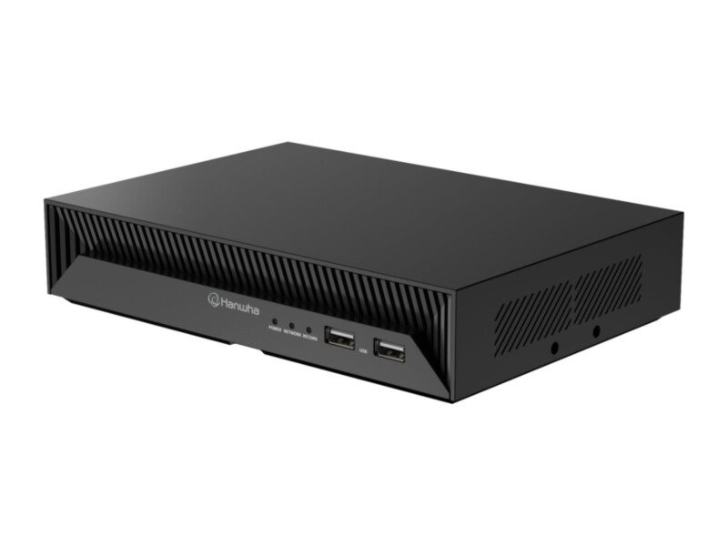Hanwha X-seeria võrgusalvesti (NVR) | 4 kanalit | 1TB SSD | 4x PoE