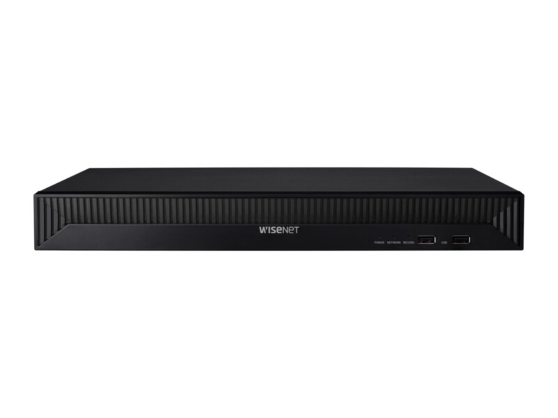 Hanwha X-seeria võrgusalvesti (NVR) | 8 kanalit | 2x HDD | 8x PoE | kaamerad kuni 12MP