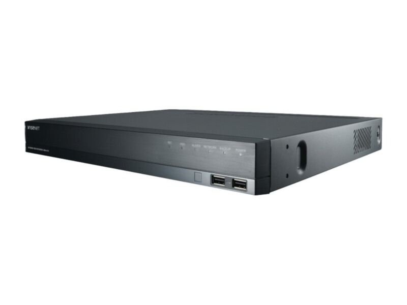 Hanwha XRN-820S võrgusalvesti (NVR) | 8 kanalit | 2x HDD | 8x PoE