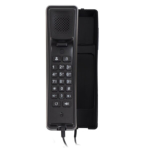 2N IP Handset IP-sisetelefon | ukseavamisnupp | must