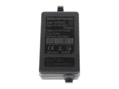 Toiteadapter 12V DC | must | 2A, 24W, pistik 2,1/5,5mm