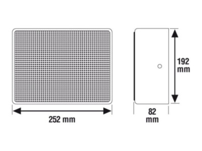 Honeywell A/B seinakõlar WA-AB 06-100/T | 2x6W | MDF | põrkekindel | EN 54-24