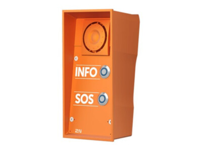 2N IP Safety hädaabi IP-fonopaneel | 2 nuppu | INFO/SOS sildid | 10 W kõlar