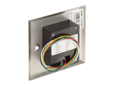 ATLO puutevaba ukseavamisnupp | hõbedane/must | 12 V DC, NO/NC, 0–120 mm