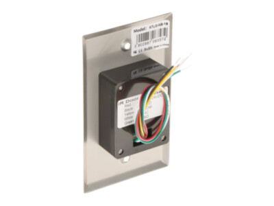 ATLO puutevaba ukseavamisnupp | hõbedane/must | 70×115mm | 12 V DC, NO/NC, 0–120 mm