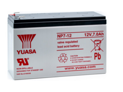 Yuasa NP-seeria aku | 7 Ah | 12 V | 151×65×98 mm