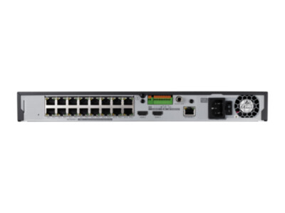 Hanwha QRN-1630S võrgusalvesti (NVR) | 16 kanalit | 2x HDD | 16x PoE