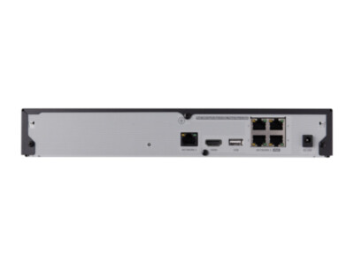 Hanwha Q-seeria võrgusalvesti (NVR) | 4 kanalit | 1x HDD | 4x PoE