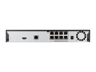 Hanwha QRN-830S võrgusalvesti (NVR) | 8 kanalit | 1x HDD | 8x PoE