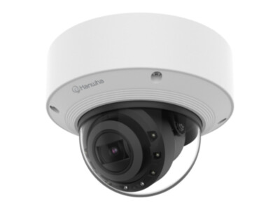 Hanwha XNV-A6084R kuppelkaamera 2MP | 2,8–12mm motor. varifokaal | vandaalikindel | IR 50m | IP67